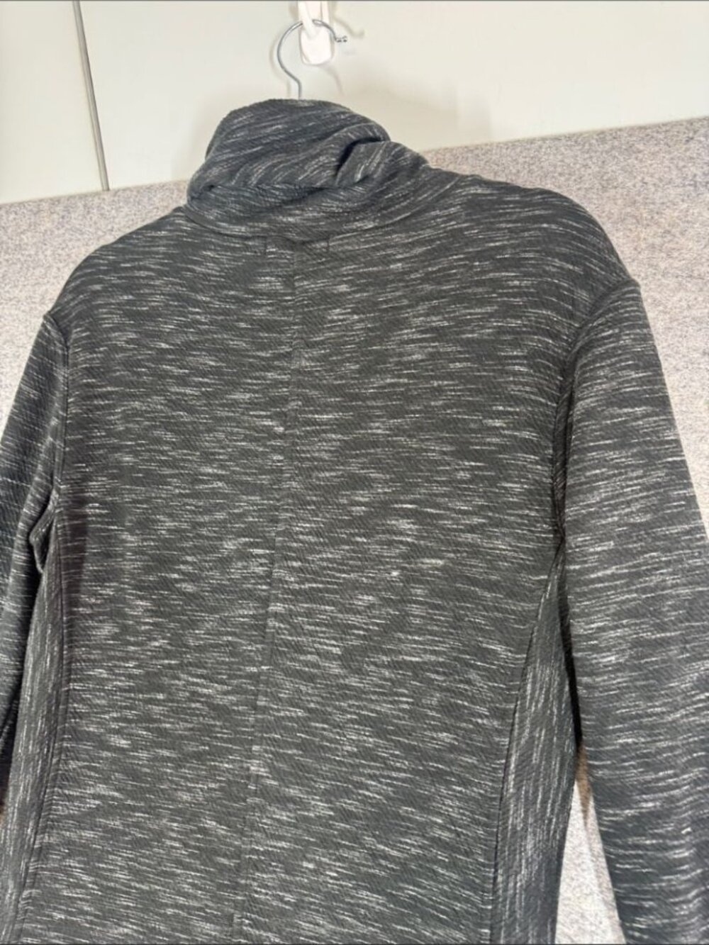 Prana Women’s Heathered Grey Sweatshirt Dress Travel Active Outdoors Small - Picture 13 of 15